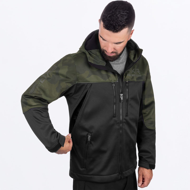 Chargez l'image dans la visionneuse de la galerie, ProSoftshell_Jacket_M_BlackArmyCamo_242001-_1076_Detail2
