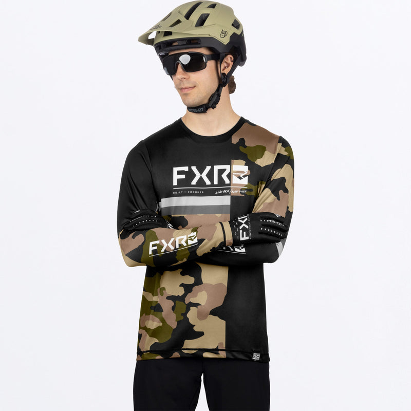Chargez l'image dans la visionneuse de la galerie, MProFlexUPFLS_Jersey_CamoBlack_SKU_243500-_7610_Front
