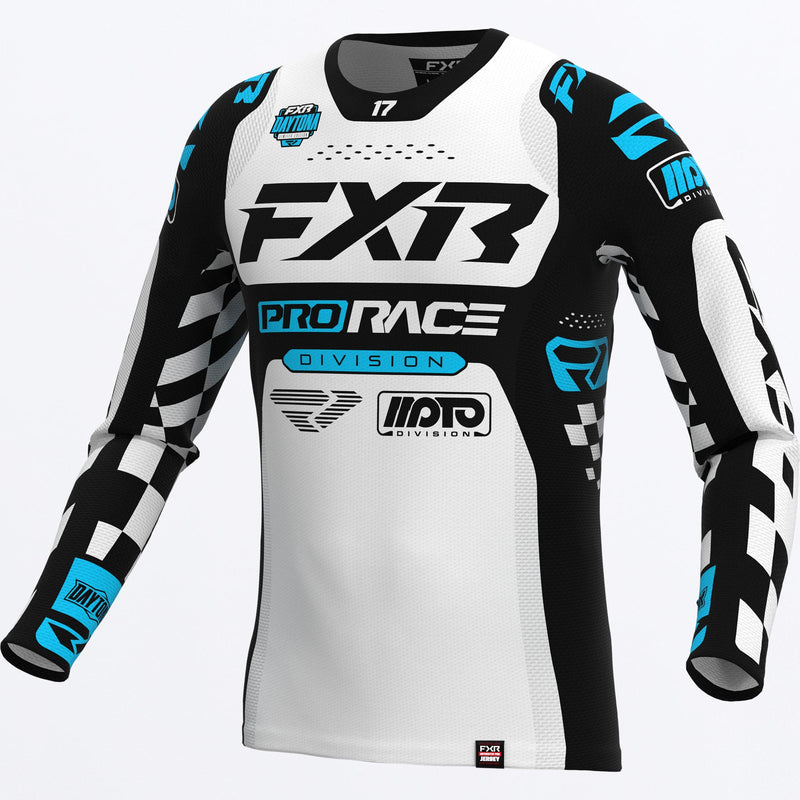 Chargez l'image dans la visionneuse de la galerie, CustomRevoDaytonaMX_Jersey_BlackWhiteSky_SKU_263358-_1053_Front
