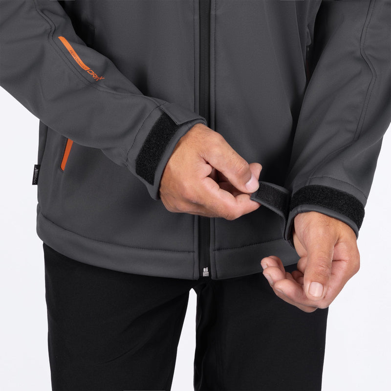 Chargez l'image dans la visionneuse de la galerie, MAscendSoftshell_Jacket_AsphaltJaffaOrange_SKU_260940-_0830_Extra4
