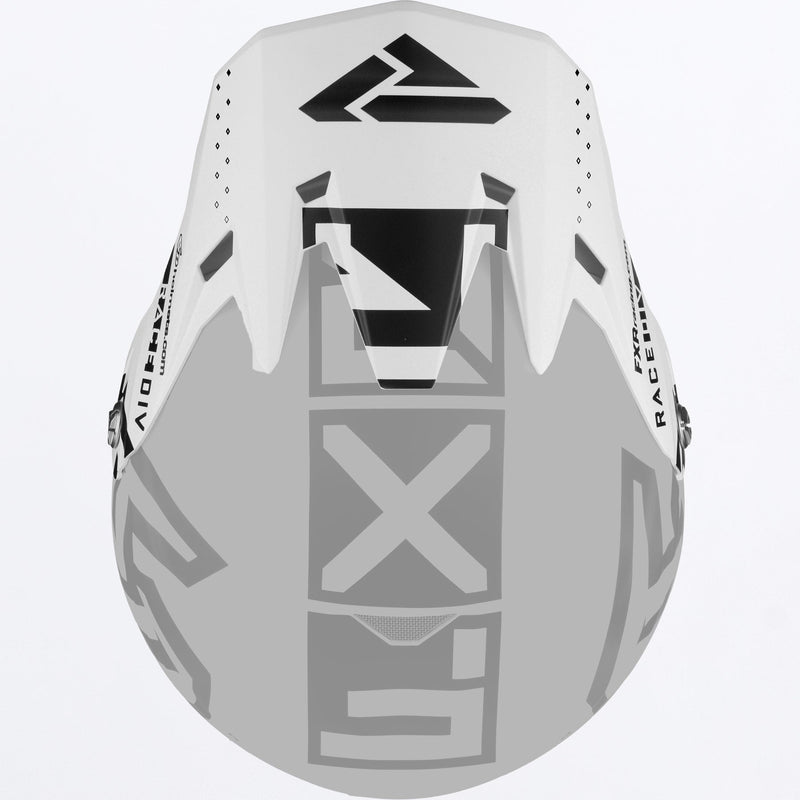 Chargez l'image dans la visionneuse de la galerie, ATR2_Helmet_Peak_White_231700-_0100_front
