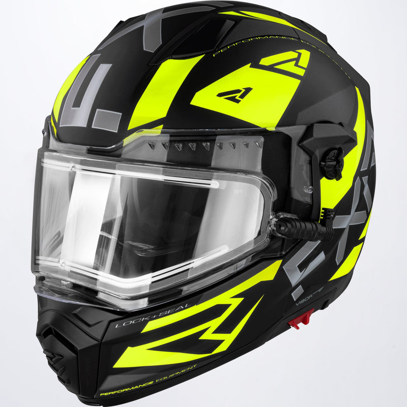 Chargez l'image dans la visionneuse de la galerie, MaverickSpeed_Helmet_BlackHiVis_220624-_6500_Front
