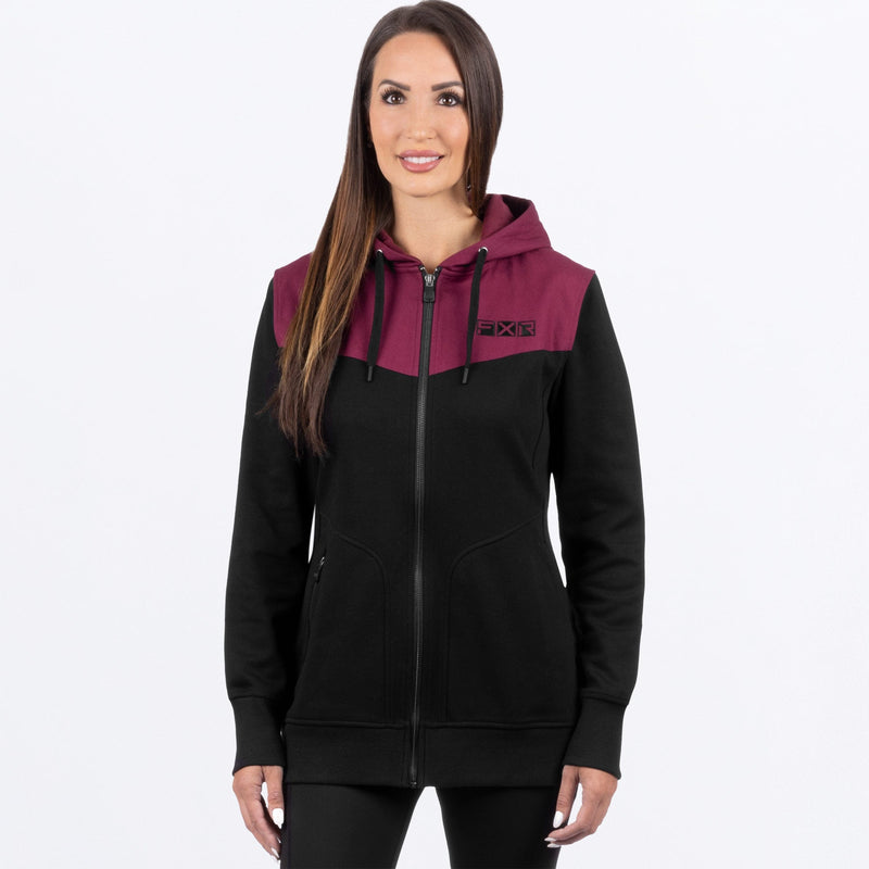 Chargez l'image dans la visionneuse de la galerie, Task_Hoodie_W_BlackMerlot_231252-_1027_front
