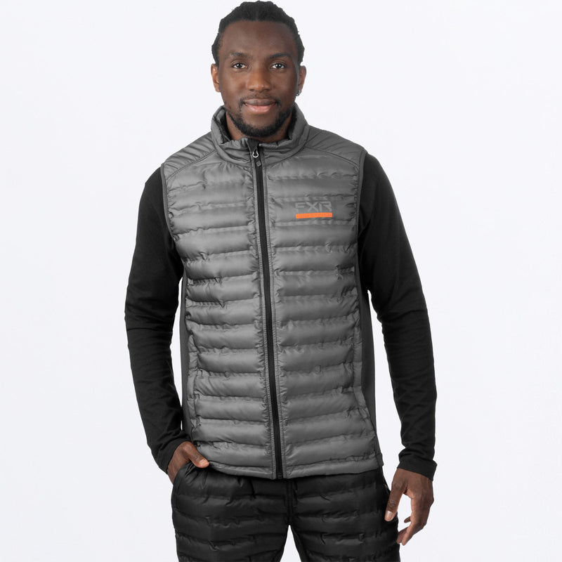 Chargez l'image dans la visionneuse de la galerie, PodiumHybridQuilted_Vest_M_CharOrange_241104-_0830_front
