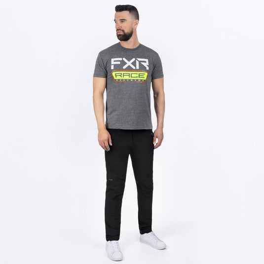 RaceDiv_Prem_Shirt_M_CharHeatherHiVis_241319_0665_Fullbody