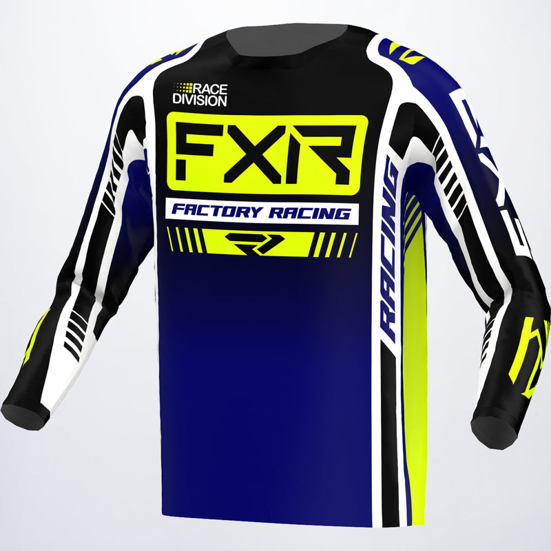 Chargez l'image dans la visionneuse de la galerie, ClutchPro_MXJersey_MidnightHiVisWhite_233327-_4565_front
