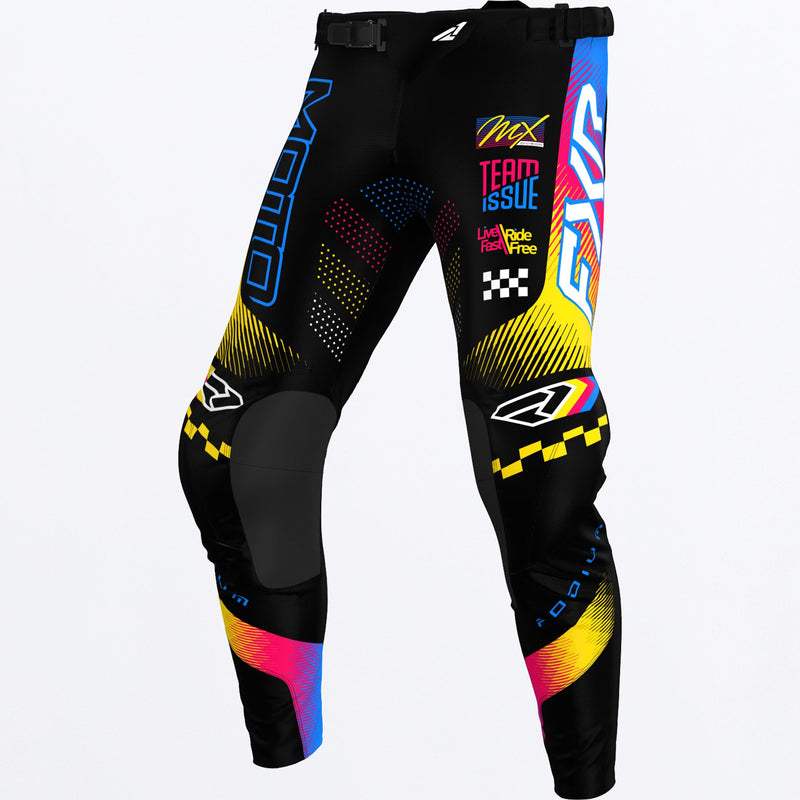 Chargez l'image dans la visionneuse de la galerie, YthPodiumMX_Pant_BlackBlueRazz_SKU_263354-_1040_Front
