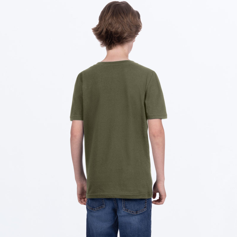 Chargez l'image dans la visionneuse de la galerie, YthHydrogenPremium_T-Shirt_Moss_SKU_261507-_7900_Extra
