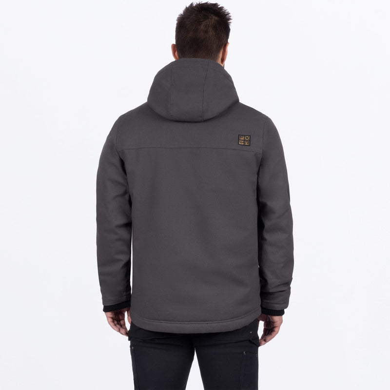 Chargez l'image dans la visionneuse de la galerie, UnisexRoughneckCanvas_Jacket_Asphalt_SKU_242061-_0800_Extra
