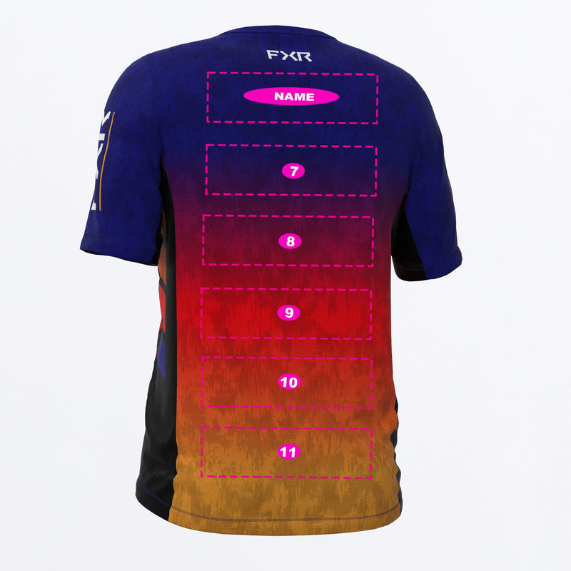 Chargez l'image dans la visionneuse de la galerie, ProFlex_UPF_Short_Sleeve_Jersey_M_Anodized_232031-_2300_back**hover**
