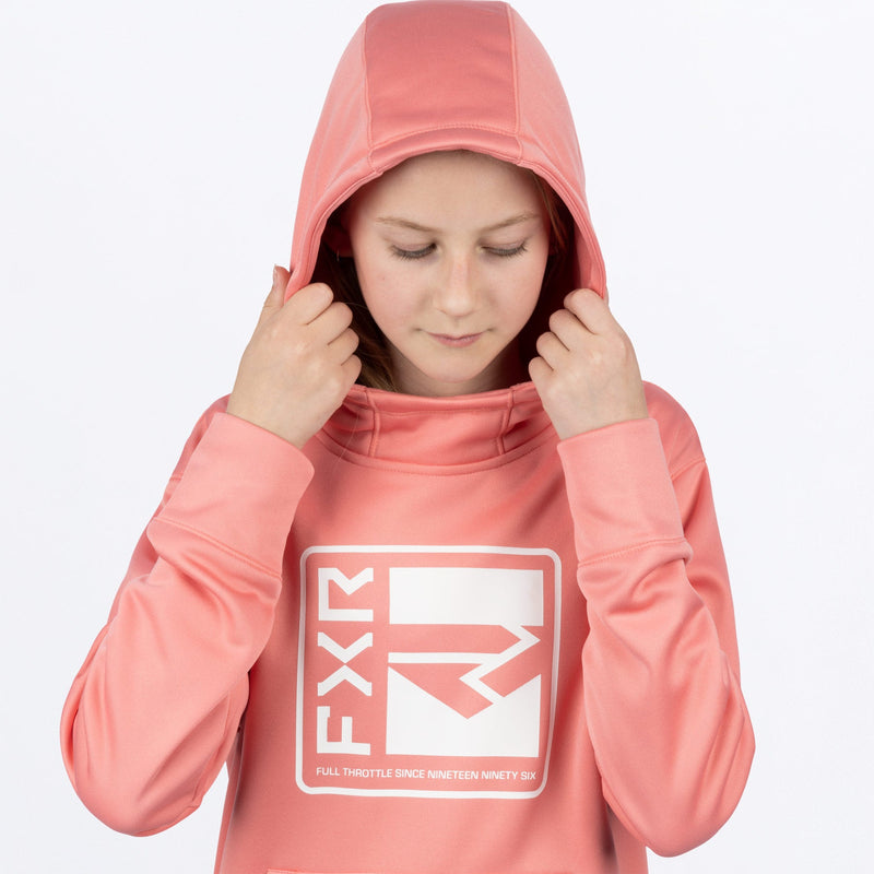 Chargez l'image dans la visionneuse de la galerie, BroadcastTechPO_Hoodie_Y_MutedMelonWhite_241504-_9310_Detail
