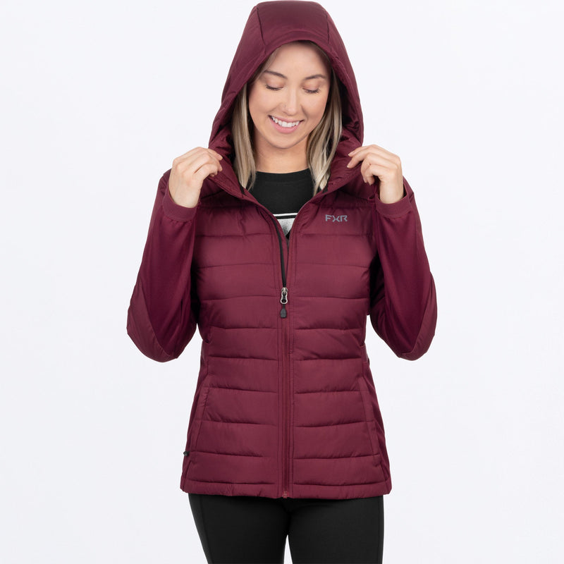 Chargez l'image dans la visionneuse de la galerie, Phoenix_QuiltedHoodie_W_Merlot_241206-_2700_side2
