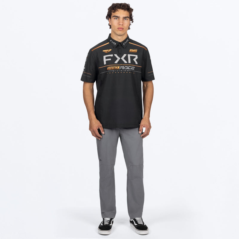 Chargez l'image dans la visionneuse de la galerie, MRaceDivPerformanceUPFPolo_Shirt_BlackKash_SKU_252010-_1062_Extra1
