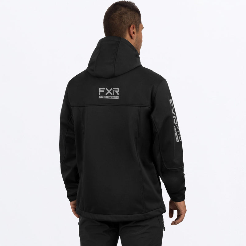 Chargez l'image dans la visionneuse de la galerie, ProSoftshell_Jacket_Black_232001-_1000_back
