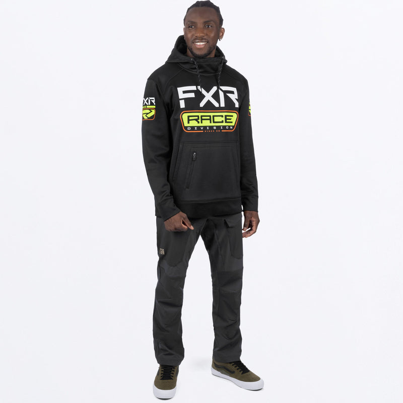 Chargez l'image dans la visionneuse de la galerie, RaceDiv_Tech_POHoodie_M_BlackHiVis_241121-_1065_fullbody
