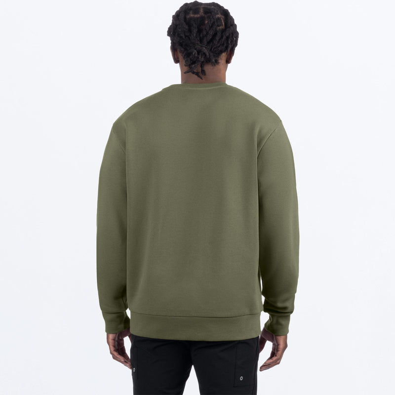 Chargez l'image dans la visionneuse de la galerie, MCoreCottonCrewneck_Sweatshirt_Moss_SKU_261153-_7900_Extra

