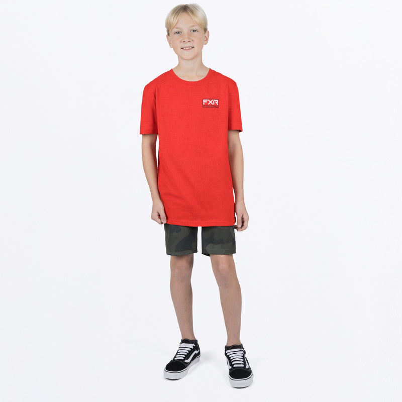 Chargez l'image dans la visionneuse de la galerie, Trophy_PremiumTShirt_Y_RedHeatherBlack_242286-_2110_frontFULL
