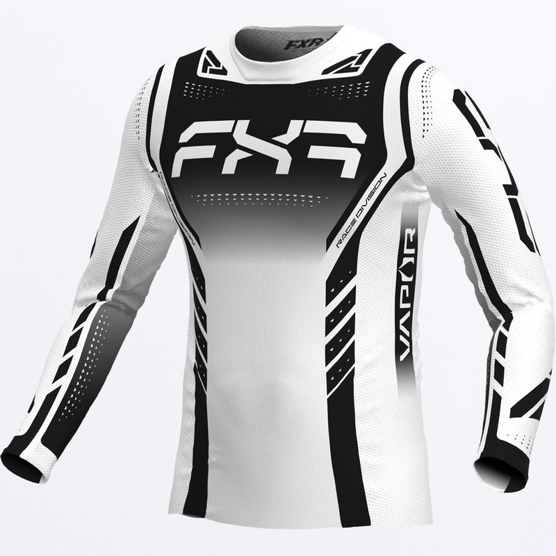 Chargez l'image dans la visionneuse de la galerie, VaporLE_MXJersey_WhiteBlk_243397-_0110_front
