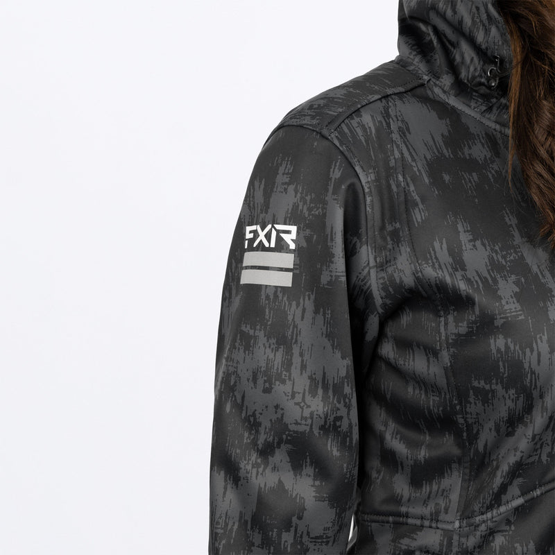 Chargez l'image dans la visionneuse de la galerie, Ridge_Softshell_Hoodie_W_BlackFiber_232200-_1200_SideArm
