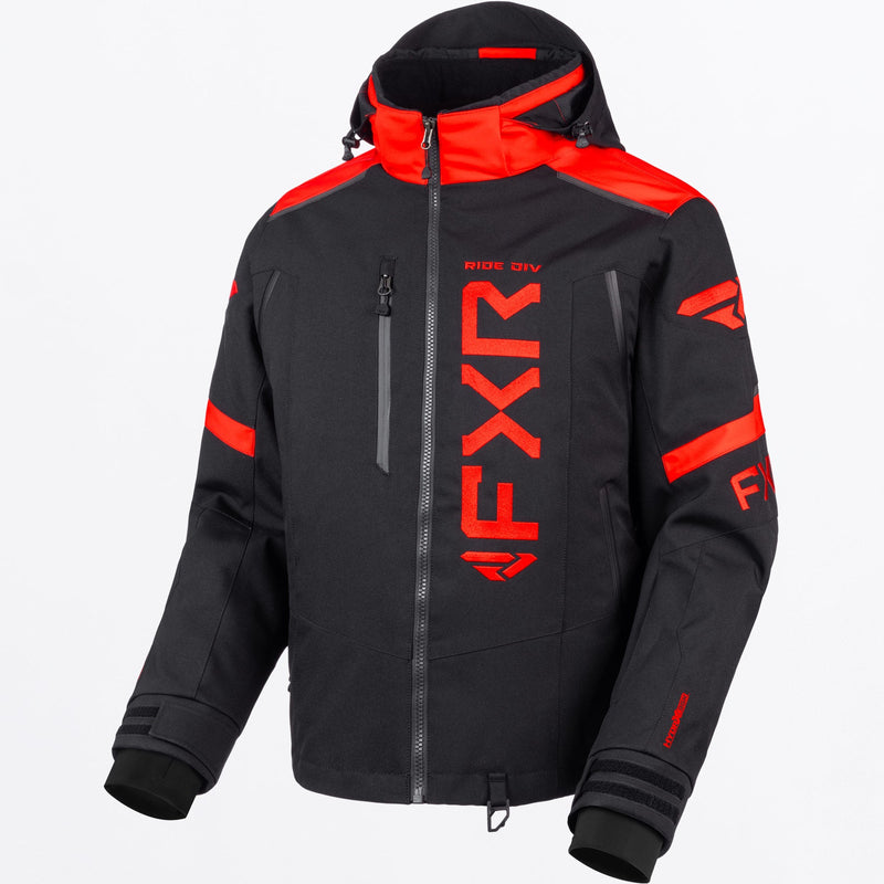 Chargez l'image dans la visionneuse de la galerie, MHeliumX2-in-1_Jacket_BlackRed_SKU_260026-_1020_Front
