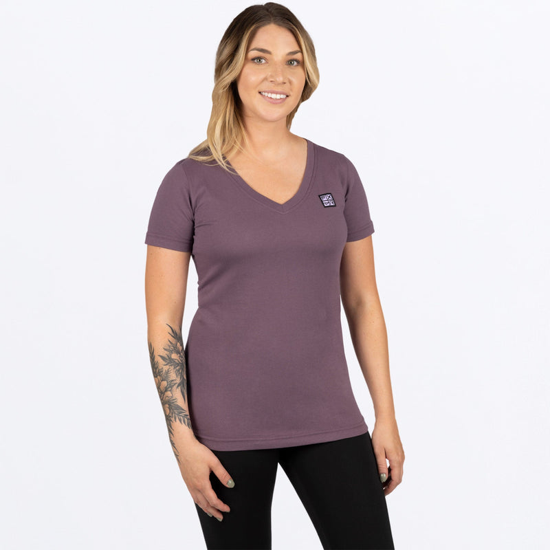 Chargez l'image dans la visionneuse de la galerie, T-SHIRT RIDE-X PREMIUM COL EN V FEMMES 2023
