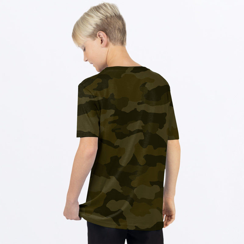 Chargez l'image dans la visionneuse de la galerie, Broadcast_PremiumTShirt_Y_ArmyCamoInferno_242285-_7626_BACK
