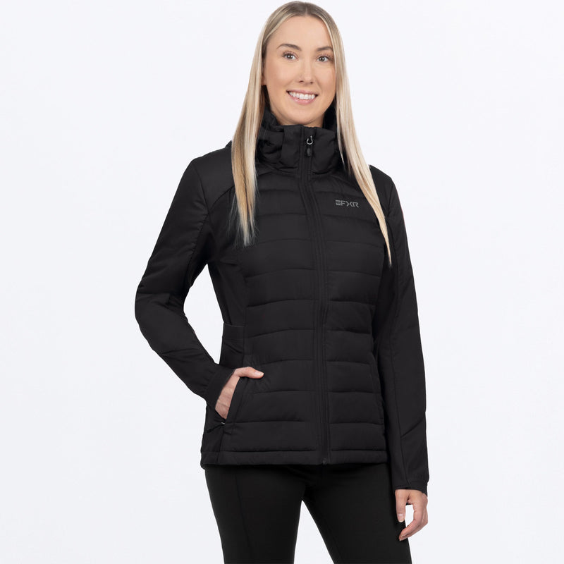 Chargez l'image dans la visionneuse de la galerie, WPhoenixWindstopQuilted_Jacket_Black_SKU_271232-_1000_Front
