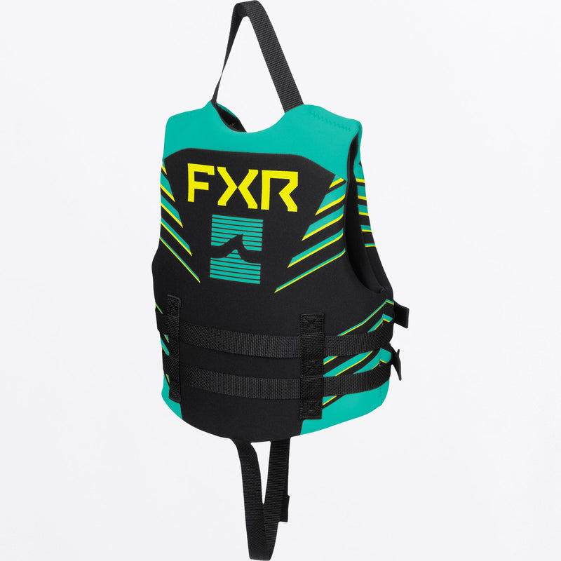 Chargez l'image dans la visionneuse de la galerie, Podium_LifeJacket_CH_BlkTeal_241972-_1052_back
