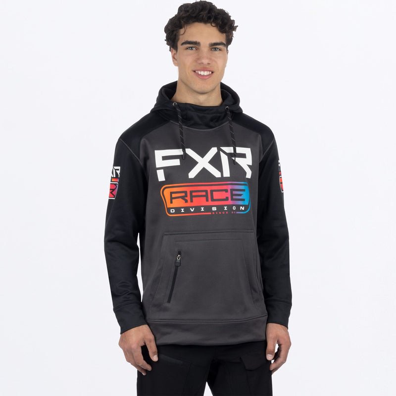 Chargez l'image dans la visionneuse de la galerie, RaceDiv_Tech_POHoodie_M_AsphaltSpectrum_241121-_0840_front
