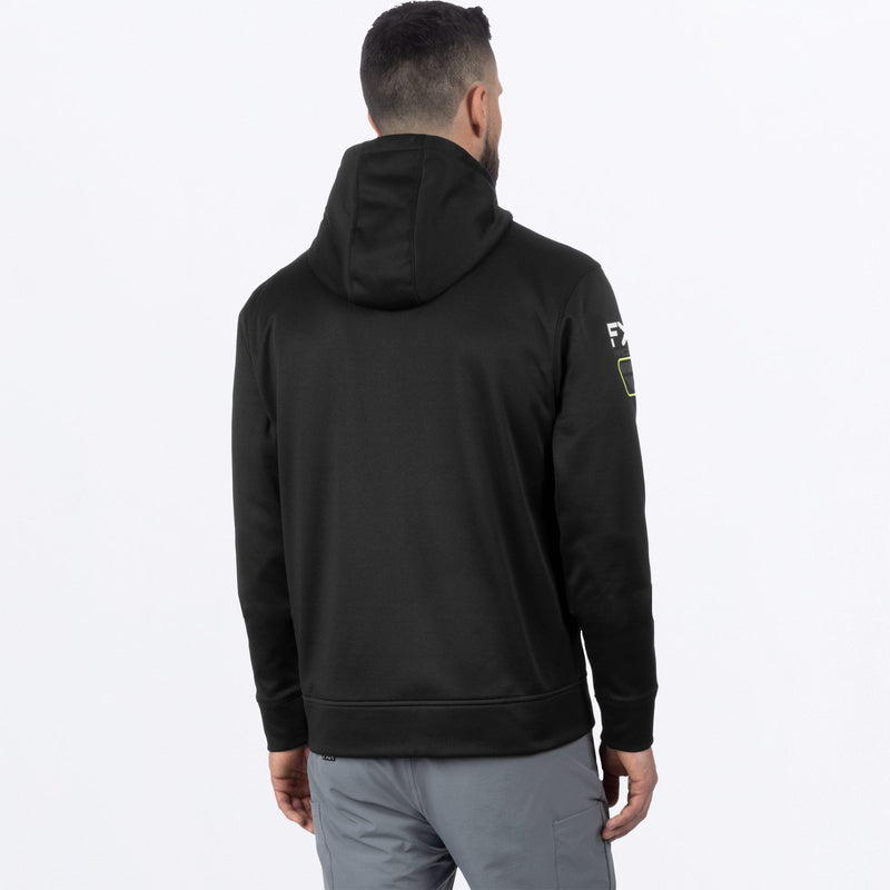 Chargez l'image dans la visionneuse de la galerie, RaceDiv_Tech_Hoodie_M_BlackHiVis_241113-_1065_back
