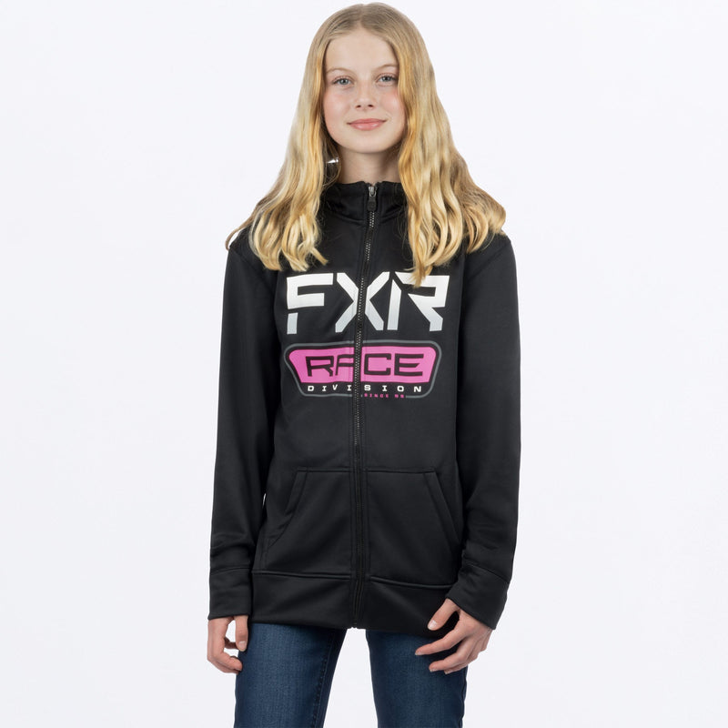 Chargez l'image dans la visionneuse de la galerie, RaceDivTech_Hoodie_Y_BlackEPink_241502-_1094_front
