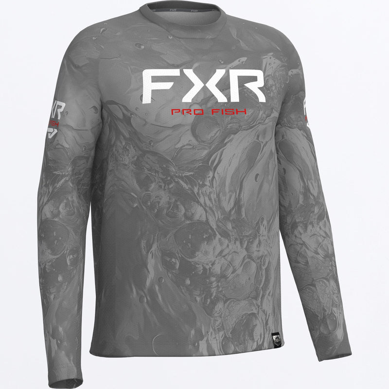 Chargez l'image dans la visionneuse de la galerie, MDerbyUndertowAirUPF_Longsleeve_GreyRed_SKU_262077-_0520_Front
