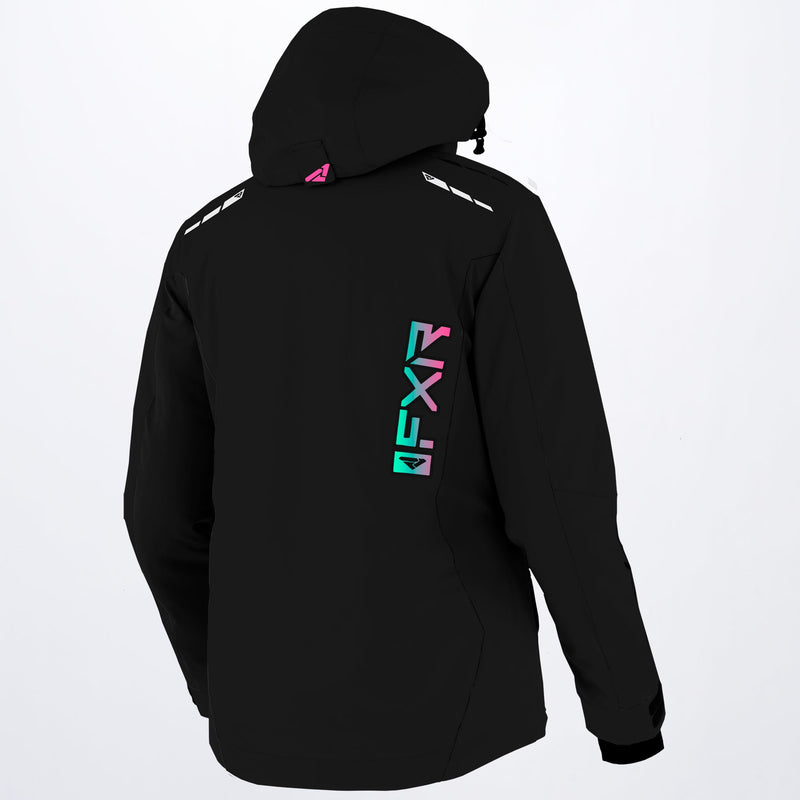 Chargez l'image dans la visionneuse de la galerie, EVO_Jacket_W_BlackMintElecPinkFade_220222-_1052_back
