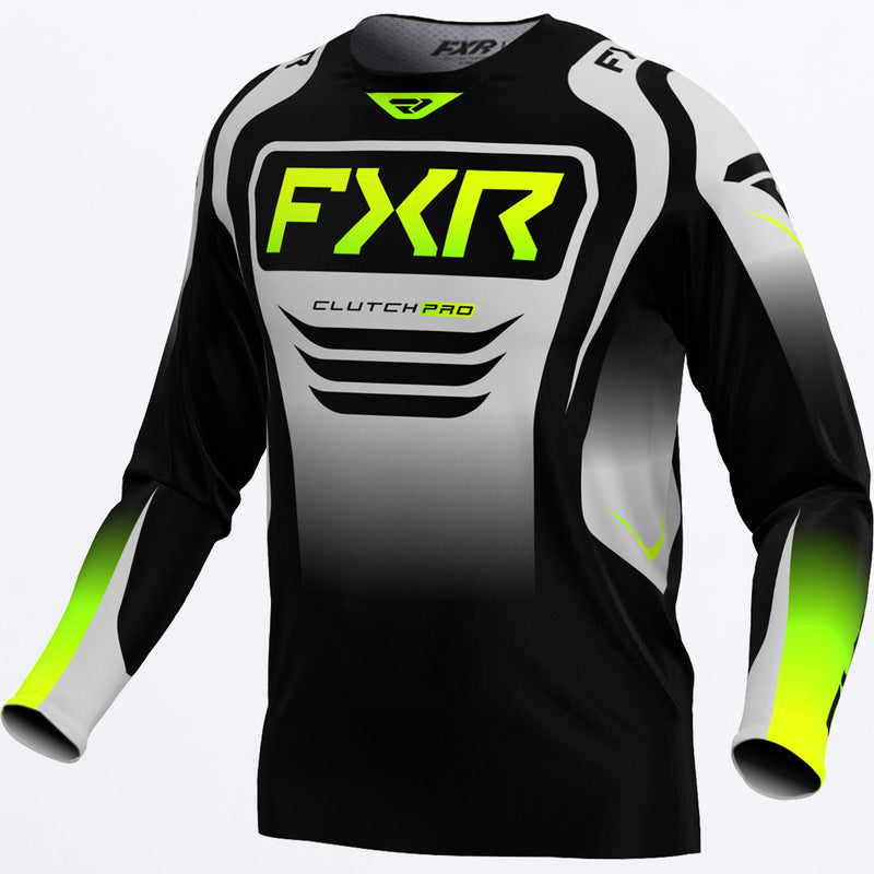 Chargez l'image dans la visionneuse de la galerie, ClutchProMX_Jersey_BlkGreyHiVis_253327-_1005_front
