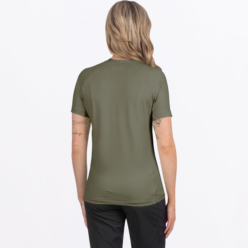 Chargez l'image dans la visionneuse de la galerie, AttackUPF_TShirt_W_Moss_252269-_7900_back
