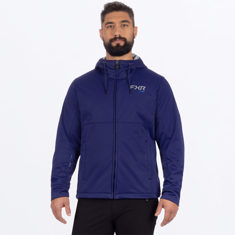 Chargez l'image dans la visionneuse de la galerie, MHydrogenSoftshell_Jacket_DeepCobaltGrey_SKU_260952-_4505_Front

