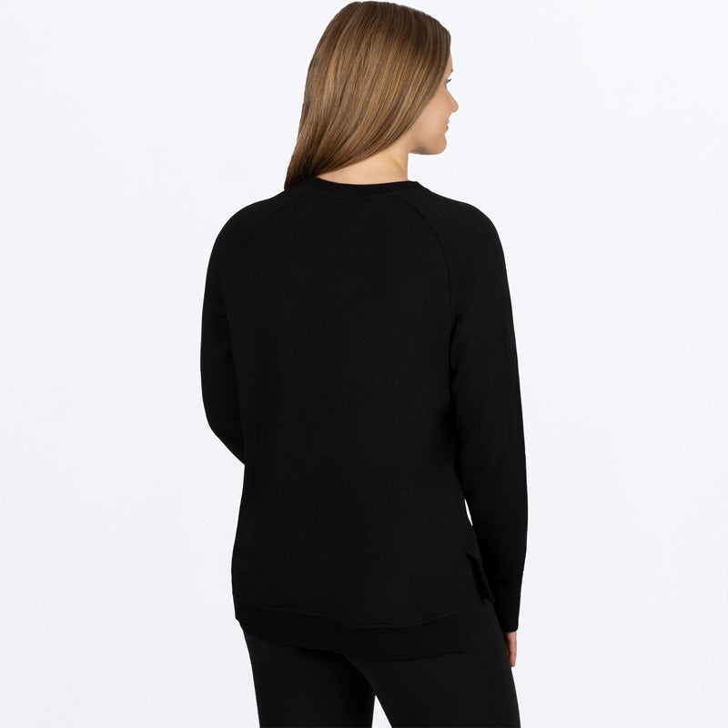 Chargez l'image dans la visionneuse de la galerie, SideStar_CrewneckPOSweater_Black_231231-_1000_back
