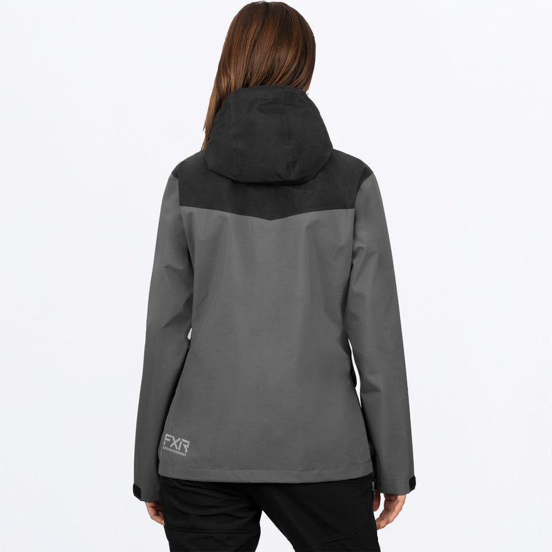 Chargez l'image dans la visionneuse de la galerie, Adventure_Tri_Laminate_Jacket_W_CharBlack_222204-_0810_back
