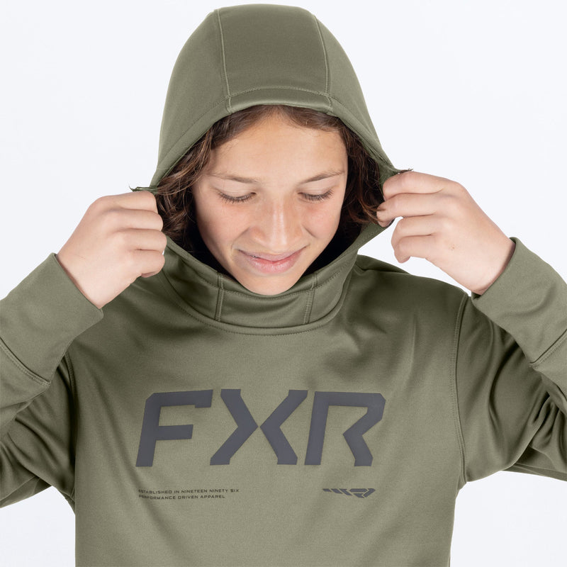 Chargez l'image dans la visionneuse de la galerie, YthHydrogenTechPO_Hoodie_Moss_SKU_261505-_7900_Extra2
