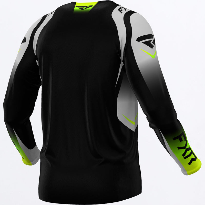 Chargez l'image dans la visionneuse de la galerie, ClutchProMX_Jersey_BlkGreyHiVis_253327-_1005_back**hover**
