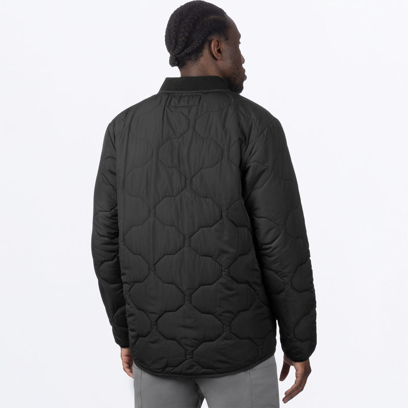 Chargez l'image dans la visionneuse de la galerie, UnisexRigQuilted_Jacket_Black_SKU_242034-_1000_Extra
