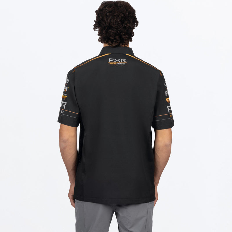 Chargez l'image dans la visionneuse de la galerie, MRaceDivPerformanceUPFPolo_Shirt_BlackKash_SKU_252010-_1062_Extra**hover**
