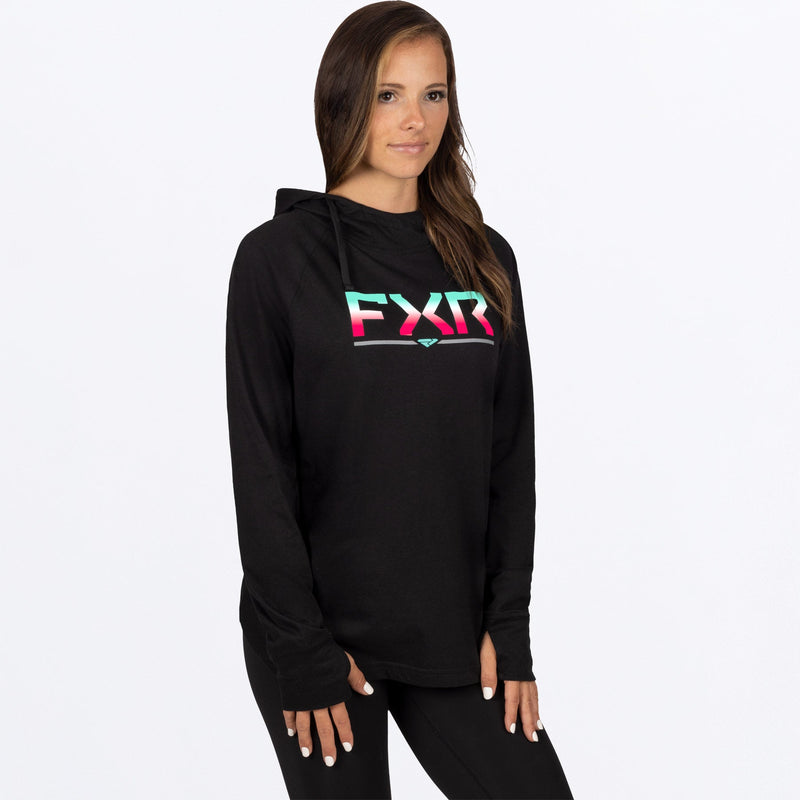Chargez l'image dans la visionneuse de la galerie, TrainerLitePremium_POHoodie_W_BlackMintEPink_231433-_1097_front
