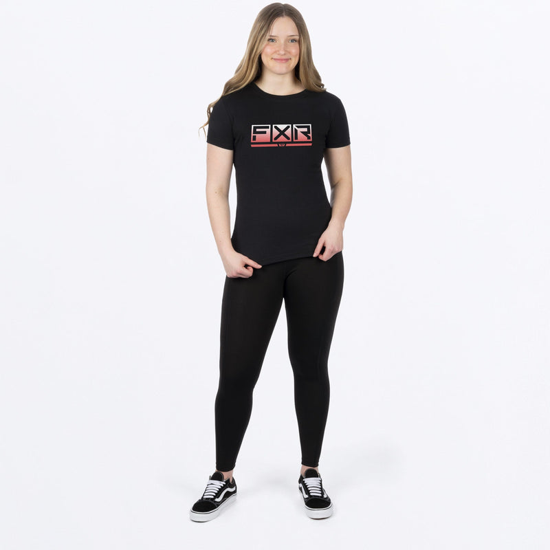 Chargez l'image dans la visionneuse de la galerie, PodiumPrem_TShirt_W_BlackMutedMelon_241412-_1093_FRevoMTB_Pant_M_Black_222176-_1000_front
