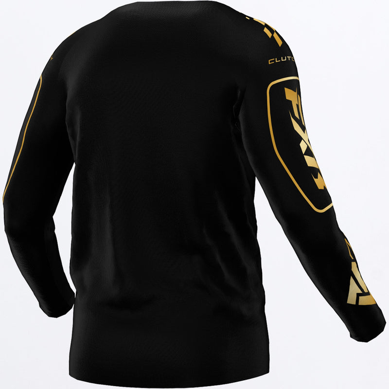 Chargez l'image dans la visionneuse de la galerie, ClutchMX_Jersey_BlkGold_253328-_1062_back
