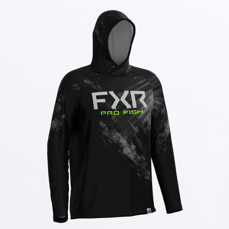 Chargez l'image dans la visionneuse de la galerie, DerbySwellAirUPF_PO_Hoodie_M_BlackLime_252098-_1070_front
