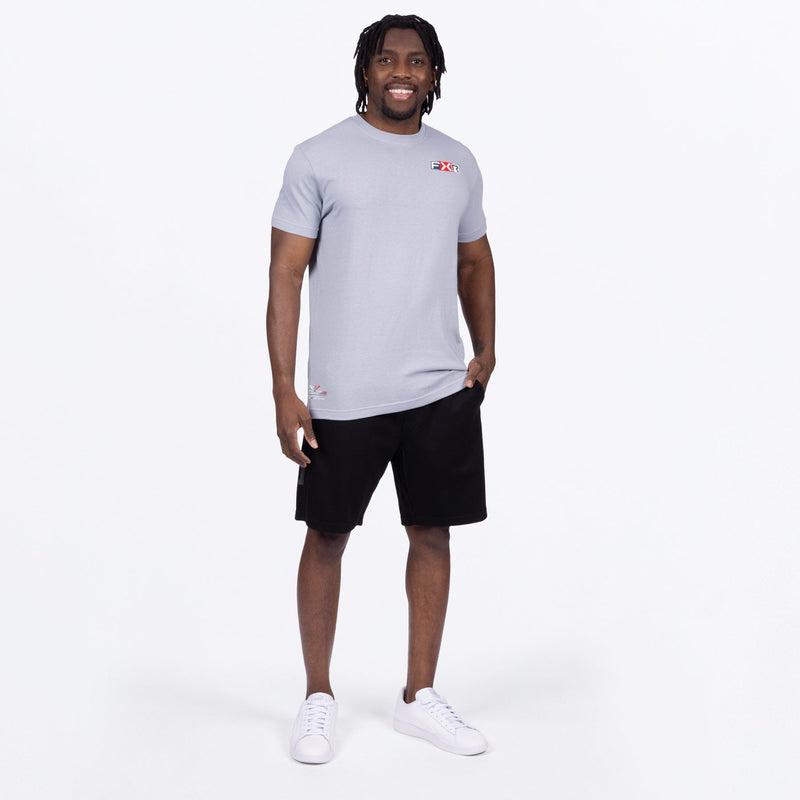 Chargez l'image dans la visionneuse de la galerie, PodiumProPremium_TShirt_M_GreyRed_252075-_0520_fullbody
