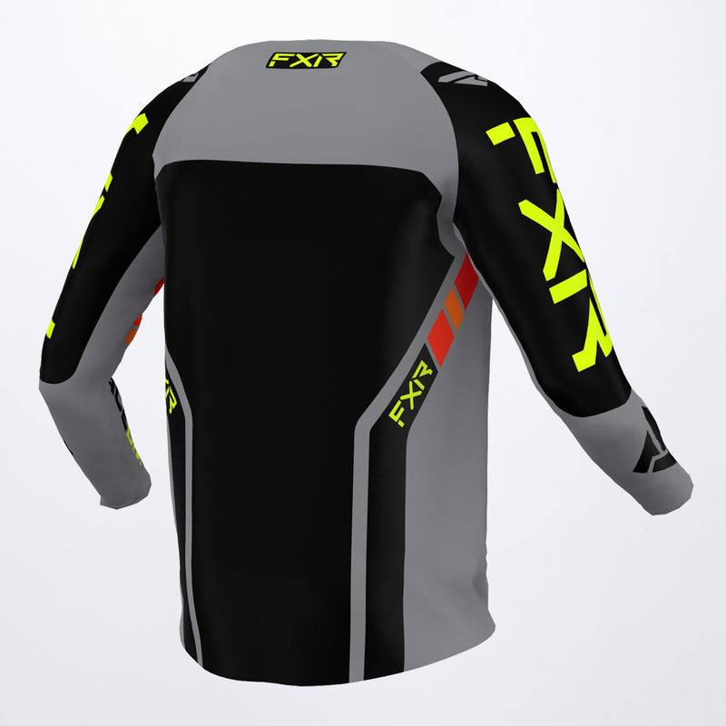 Chargez l'image dans la visionneuse de la galerie, ClutchPro_Jersey_GreyBlackHiVis_223302-_0510_back
