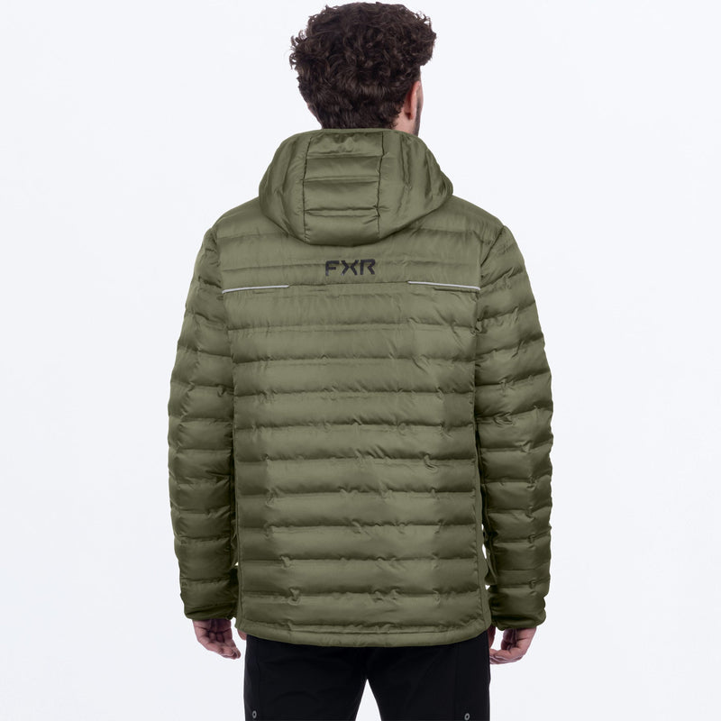 Chargez l'image dans la visionneuse de la galerie, MPodiumHybridQuilted_Jacket_Moss_SKU_261105-_7900_Extra**hover**
