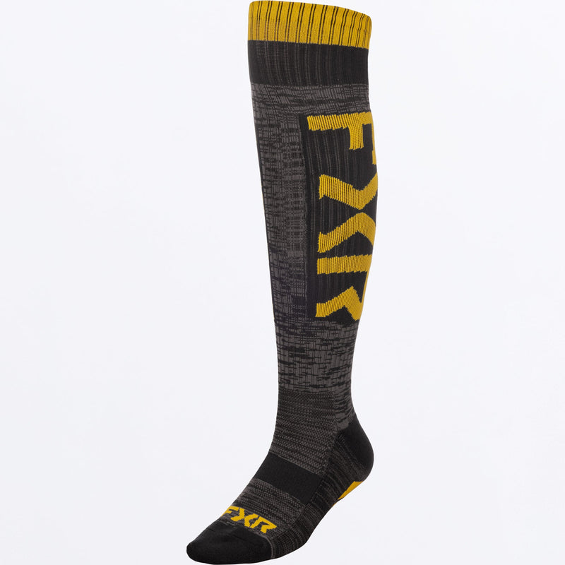Chargez l'image dans la visionneuse de la galerie, Moto_Sock_BlackCharGold_261635-_1008_front
